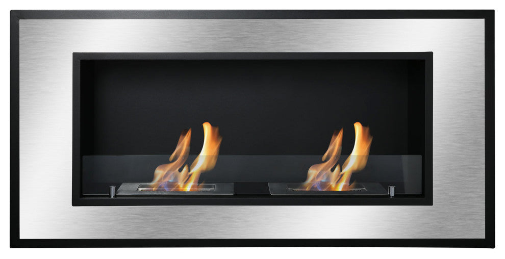Recessed Wall Ventless Bio Ethanol Fireplace - Bellezza | Ignis