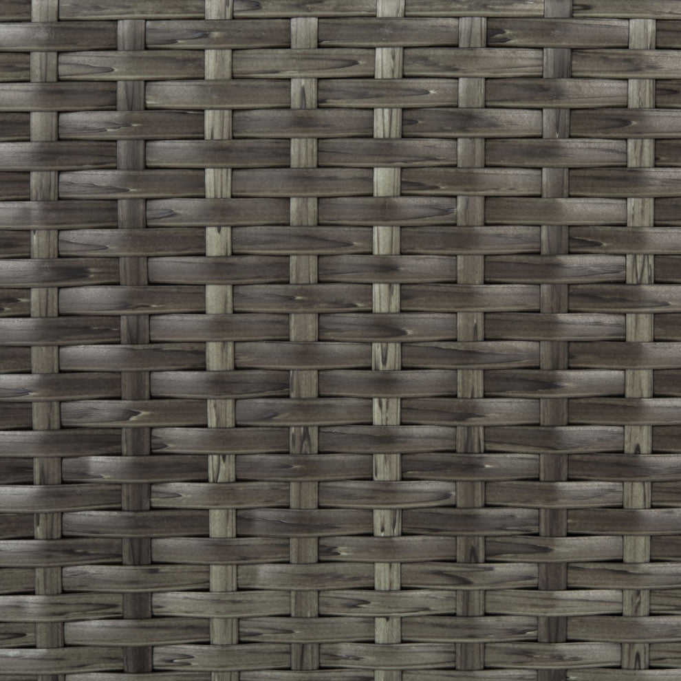 Safavieh Outdoor Mazeli Trash Bin Grey Brown