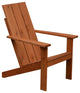 Cedar Modern Adirondack Chair, Cedar Stain