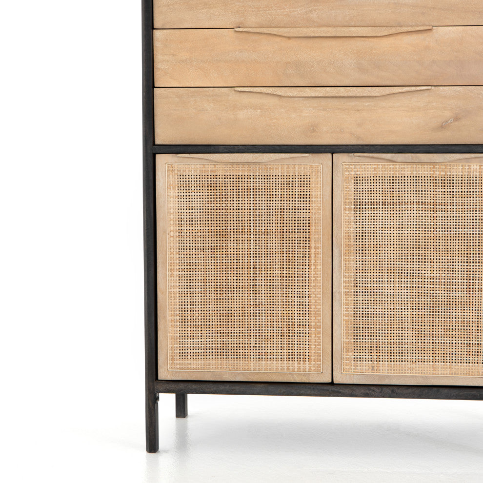 Sydney Tall Dresser, Black Wash