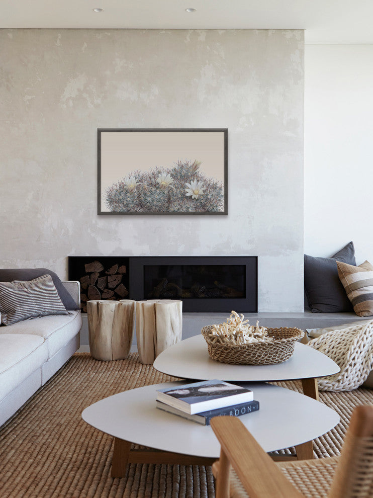 "Fleur de Desert" Framed Painting Print, 36"x24"