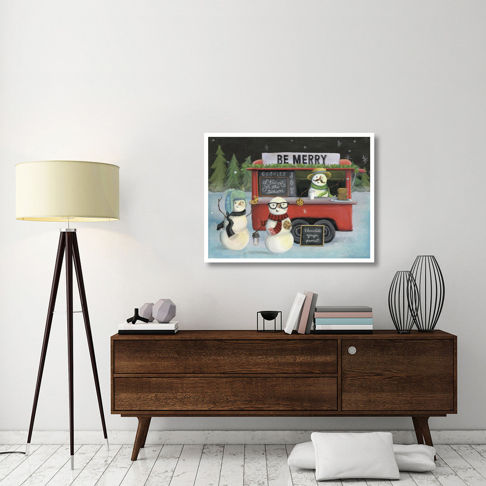 "Christmas on Wheels III" Digital Paper Print by Mary Urban, 42"x32"