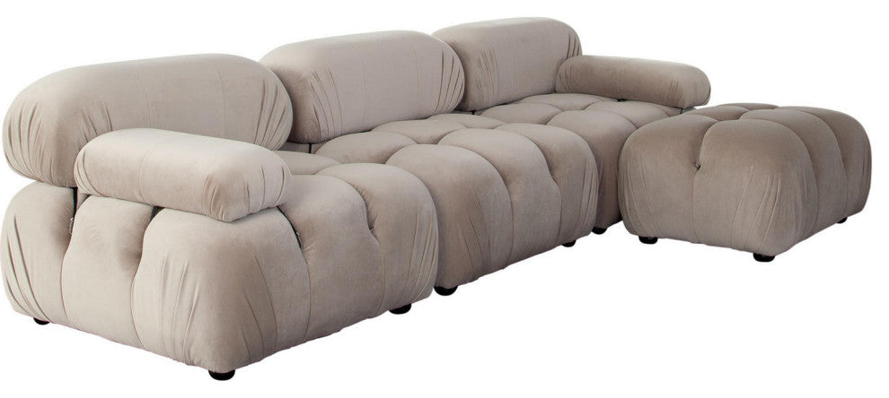 Paloma 4PC Modular 111" Reversible Chaise Sectional