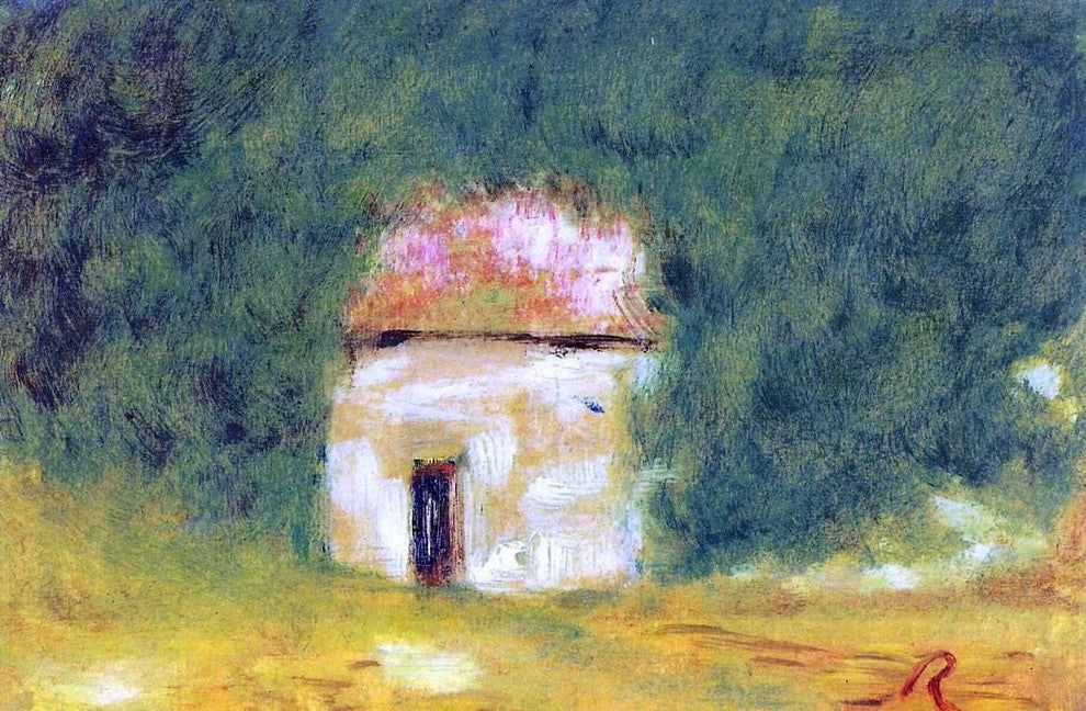 Pierre Auguste Renoir The Little House, 18"x27" Wall Decal