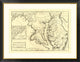 "State of Maryland, 1795" Framed Digital Print by Mathew Carey, 46x36"