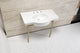 Fauceture VPB28140W8BB 37" Ceramic Console Sink, Legs