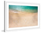 "Beach Goers" Framed Painting Print