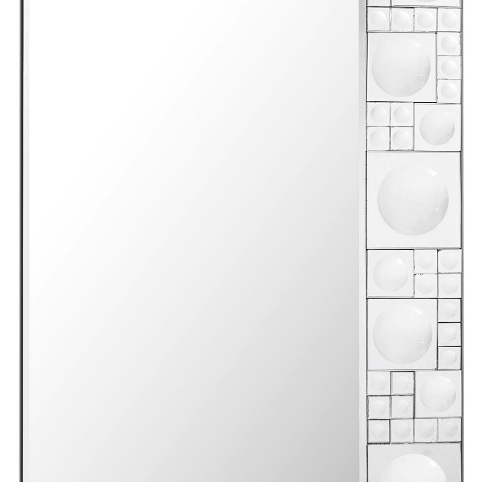 Clear Rectangle Accent Glass Mirror