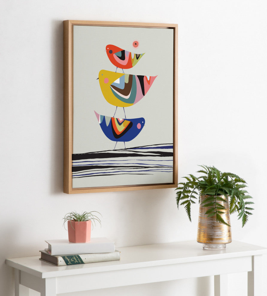 Sylvie The Family Tree Framed Canvas By Rachel Lee, Natural 18x24