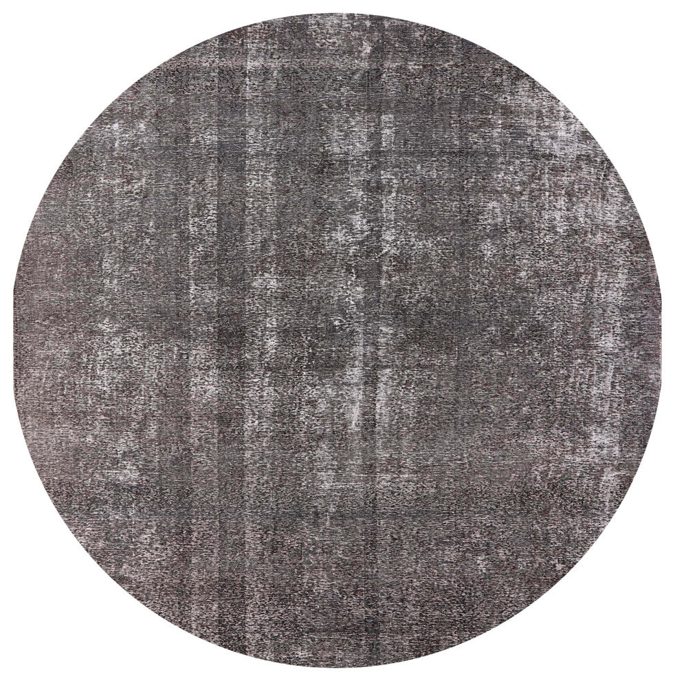 Ahgly Company Indoor Round Mid-Century Modern Area Rugs, 4' Round