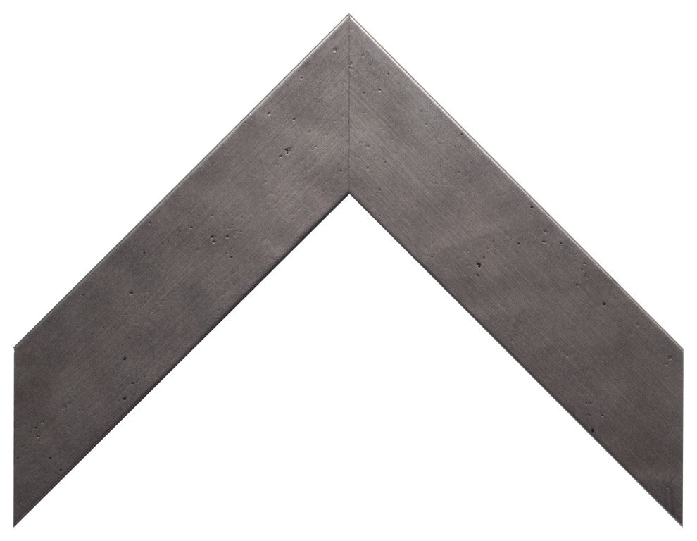 Galveston Framed Wall Mirror, Pewter, 20"x60"