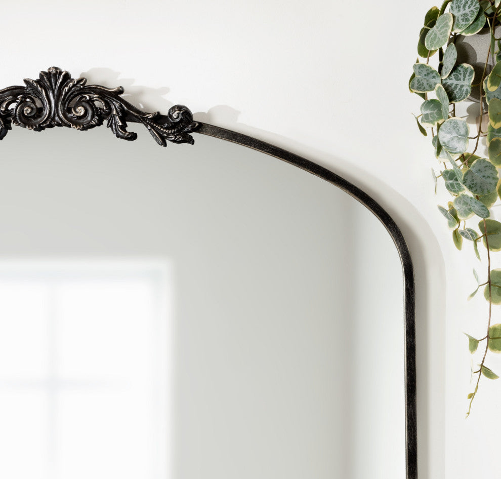 Arendahl Traditional Arch Mirror, Black, 36"x29"