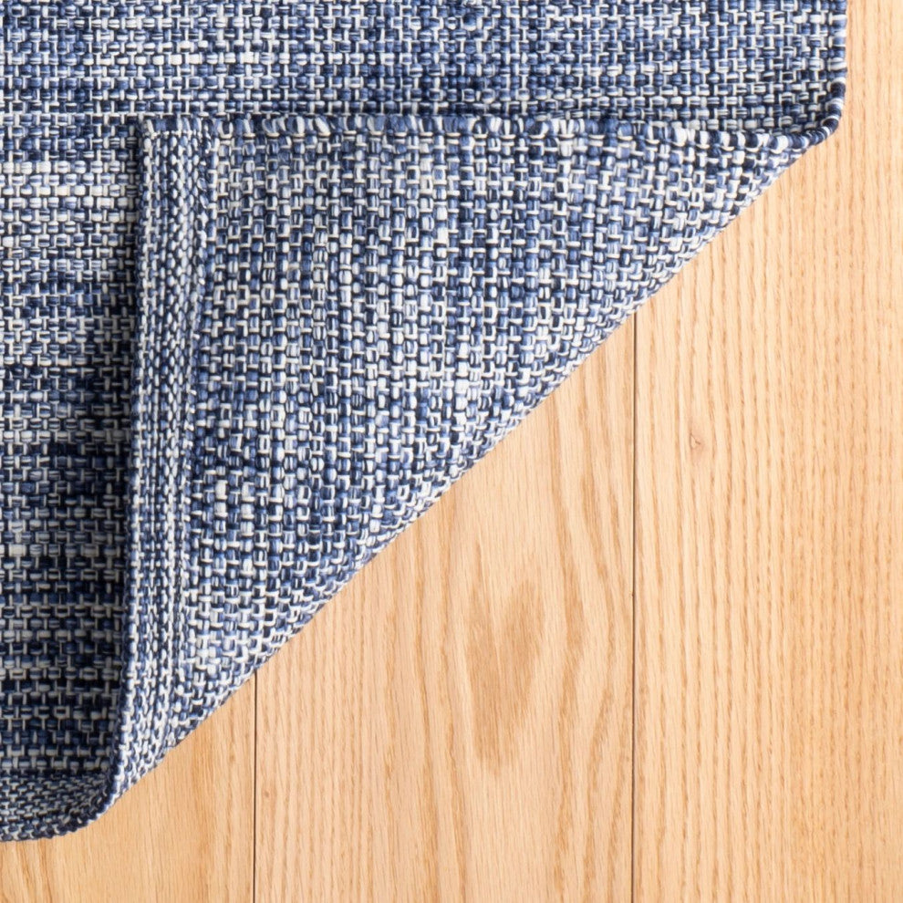 Dash & Albert Fusion Blue Handwoven Indoor/Outdoor Rug, Blue, 8' x 10'