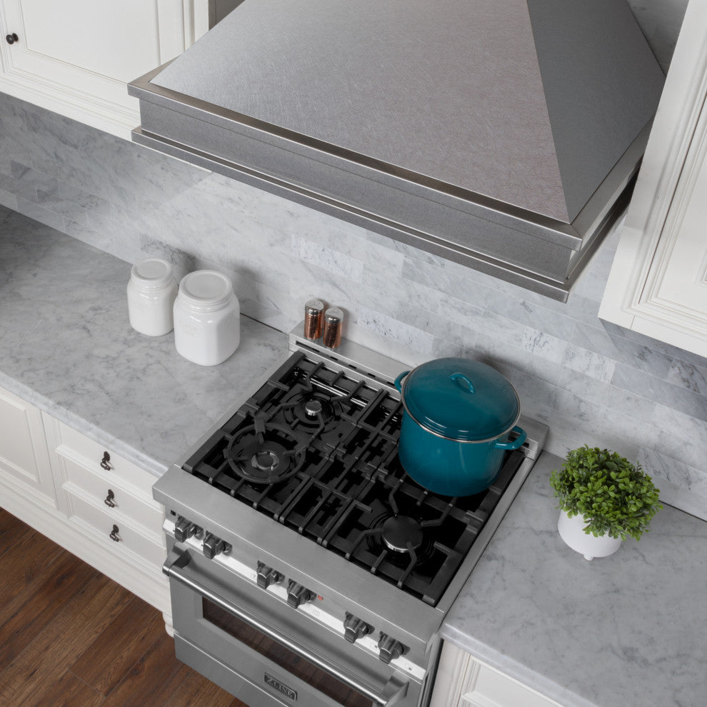 ZLINE 30" Wall Mount Range Hood, DuraSnow Stainless Steel, 8656S-30