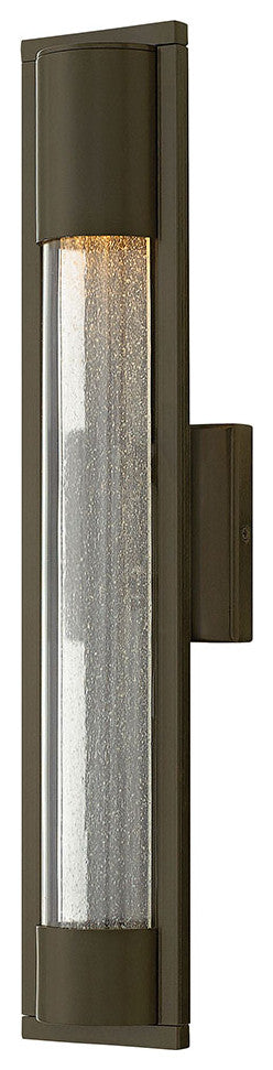 Hinkley 22" Mist Medium Outdoor Wall Mount Lantern Light, Bronze