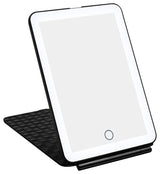 Fleur Touch Pad Mini Tri Tone Led Makeup Mirror, Black