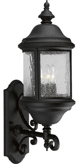 3-Light Wall Lantern, Black