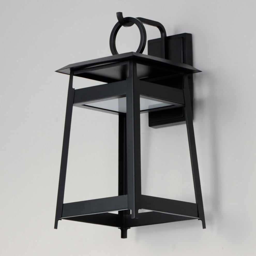 Maxim 30746 Pagoda 19" Tall LED Outdoor Wall Sconce - Black