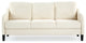 Safavieh Couture Edalynn Modern 3 Seater Sofa, Creme