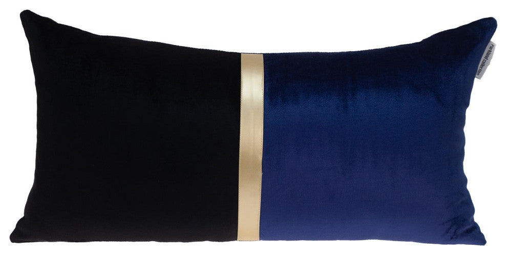 Parkland Collection Myra Blue Throw Pillow, Rectangle