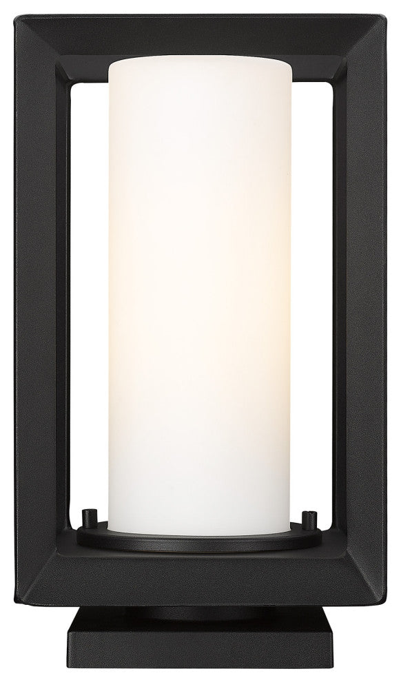 Golden Lighting 2073-OPR OP Smyth 13" Tall Post Light - Natural Black
