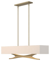 Moreau Pendant - Soft Gold Finish - Flax Shade