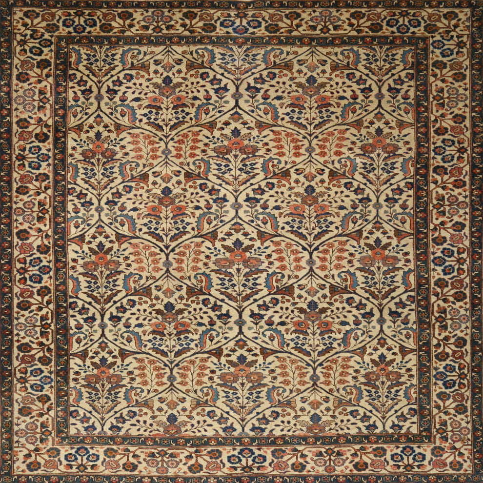 Ahgly Company Indoor Square Traditional Area Rugs, 7' Square