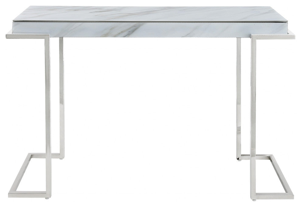 Marble Rectangular Console Table