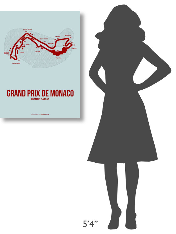 "Monaco Grand Prix 3" Fine Art Print