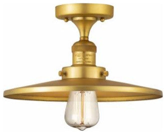 Innovations Lighting 517-1CH-SG-MFR-SG-12 1 Light 12" Semi-Flush Mount