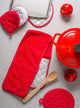 DII Red Oval Pot Holder, Set of 2