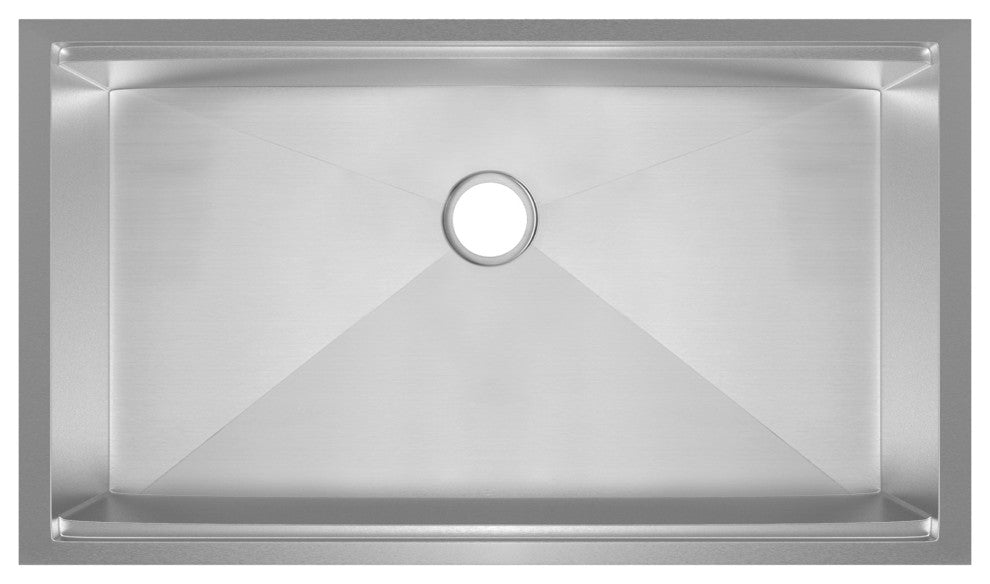 Rivage 33x19" Single Basin Undermount Kitchen Workstation Sink