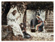 "Magdalene at The Feet of Jesus" Digital Paper Print by James Tissot, 32"x25"
