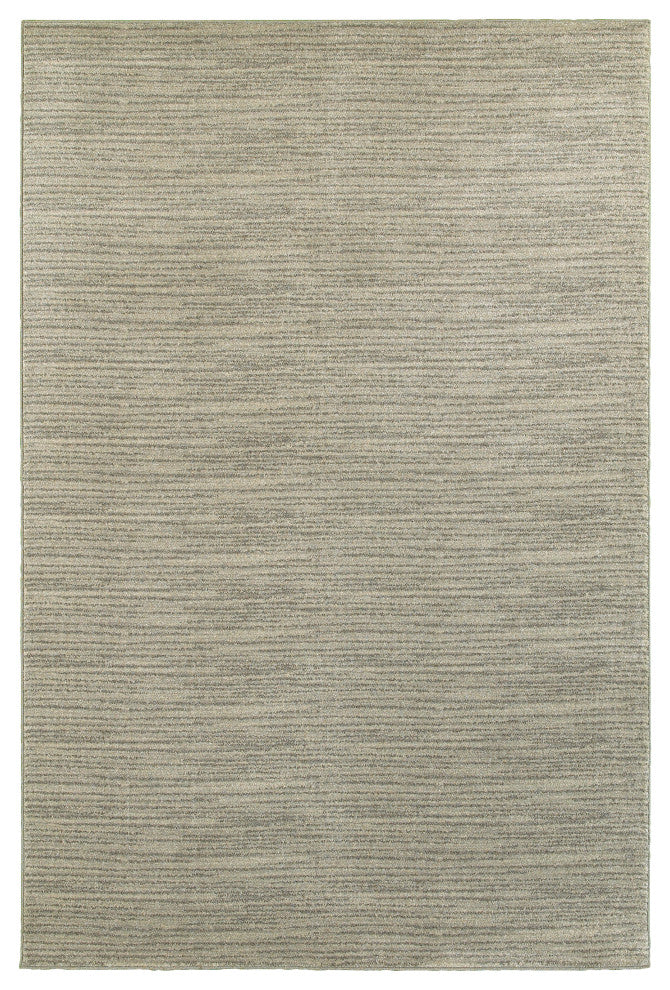 Rowen Distressed Stripe Beige and Ivory Rug, 12'x15'
