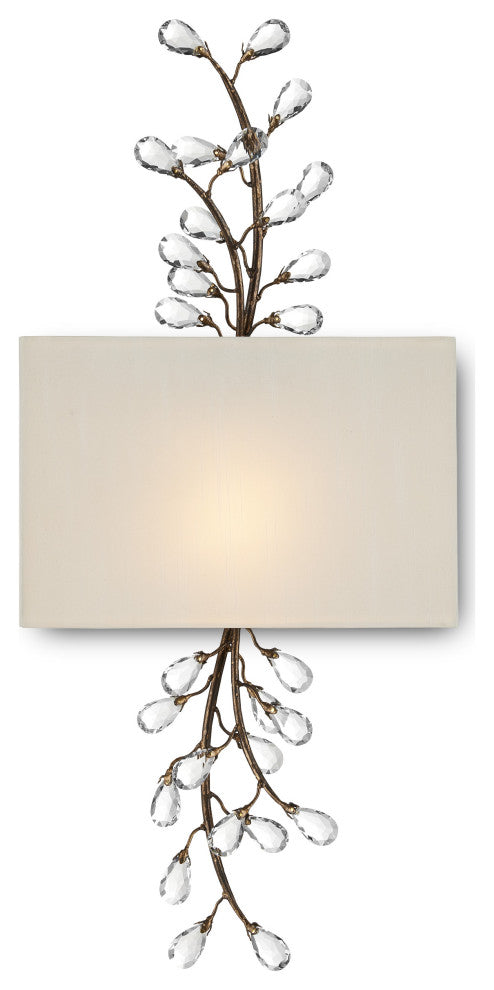 Crystal Bud Tall Wall Sconce