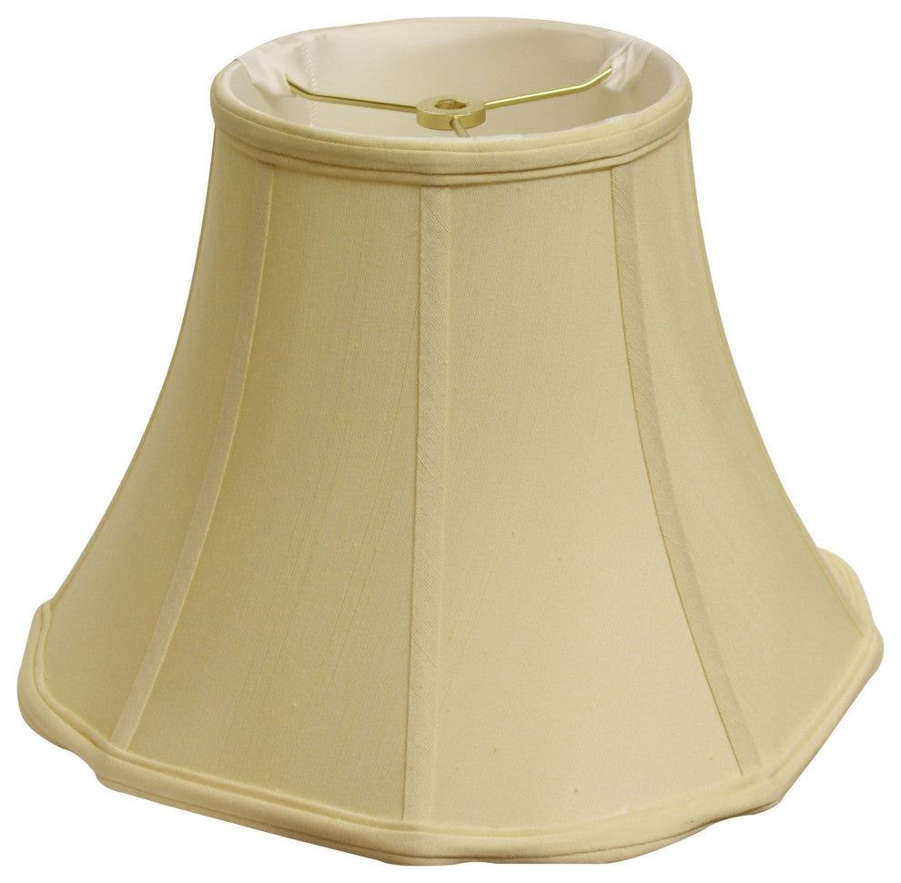 16" Antique White Octagon Monay Shantung Lampshade
