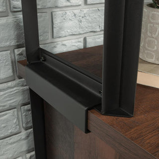 Briarbrook Computer Desk Hutch Barrel Oak