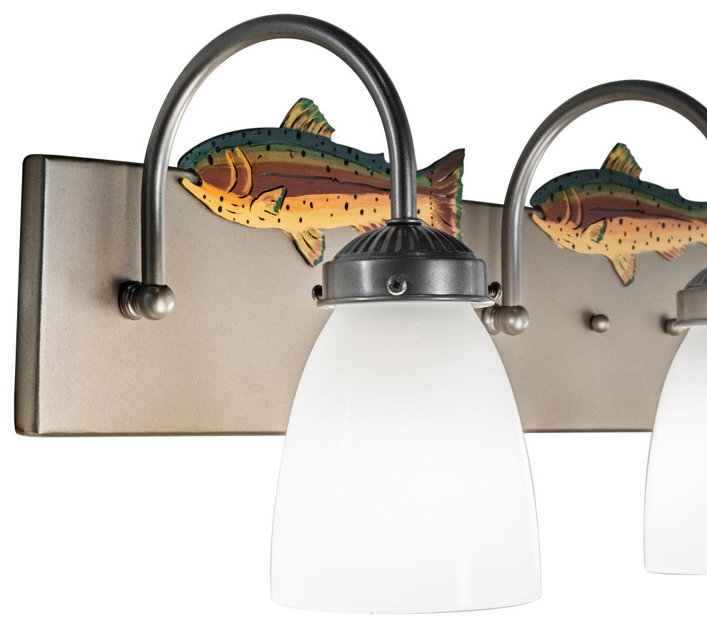 33 Long Trout 4 Light Vanity Light