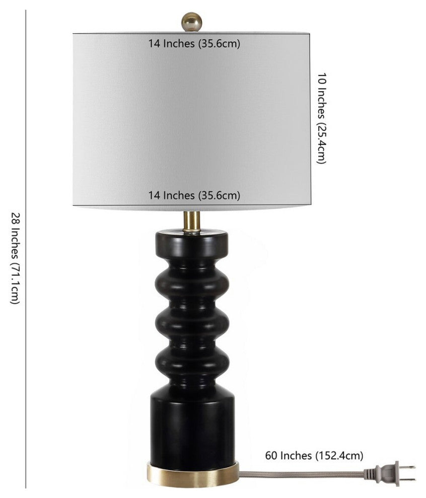 Safavieh Frayen Table Lamp Black