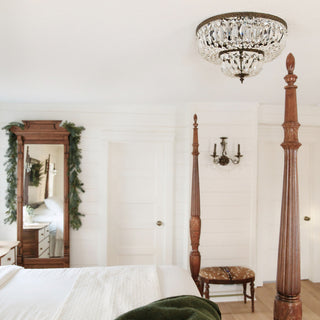 Crystorama Lighting Group 716-CL-MWP Ceiling Mount 3 Light 16"W - English