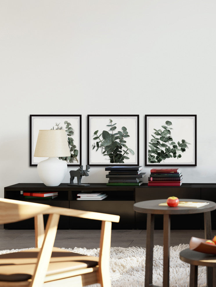 Every Leaf Is a Flower Triptych, 3-Piece Set, 32x32 Panels