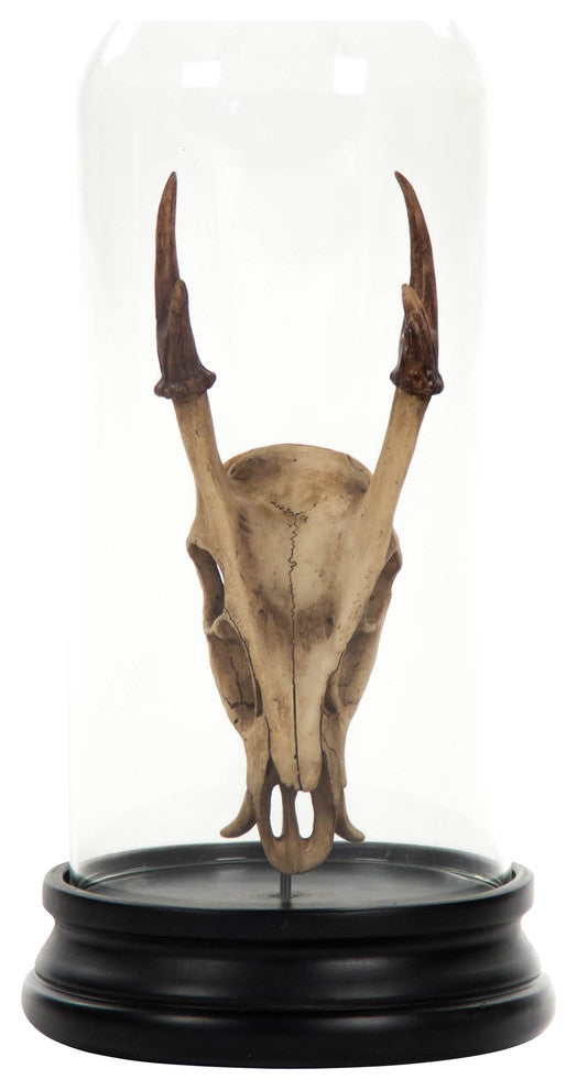 Deer Skull Statue With Cover