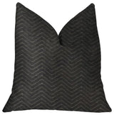 Black Panther Black Luxury Throw Pillow, 20"x26" Standard