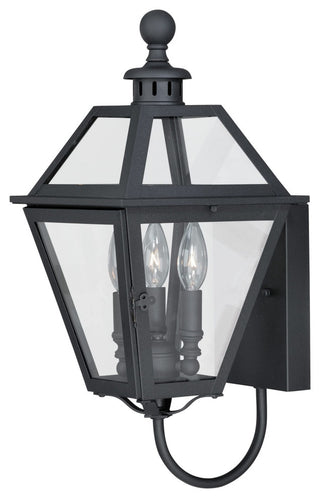 Nottingham 9-in Outdoor Wall Light Textured Black