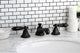 Kingston Brass Widespread Bathroom Faucet With Brass Pop-Up, Oil Rubbed Bronze