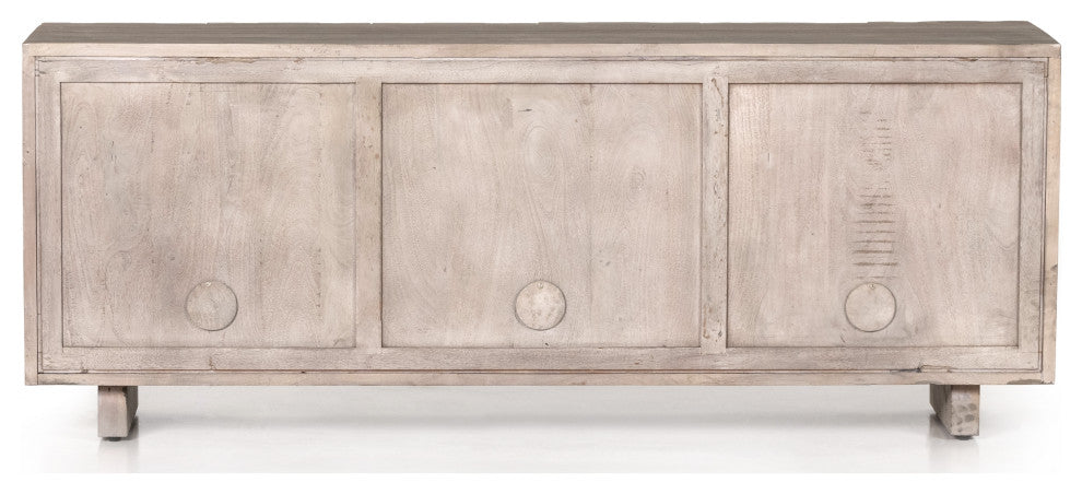 Rivka Media Console-Aged Grey