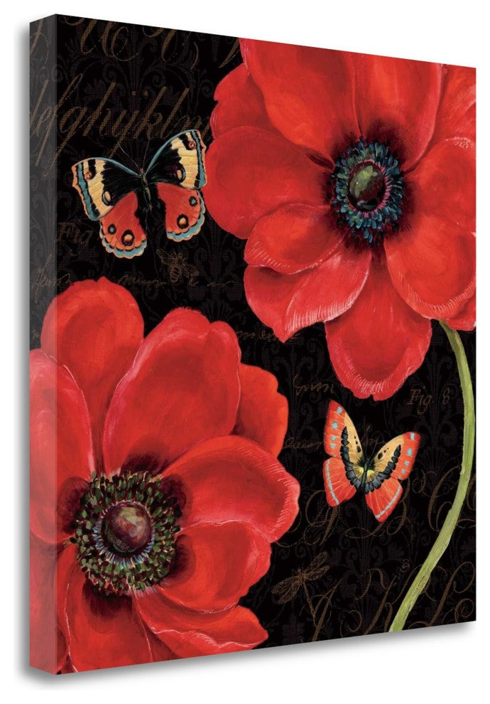 "Petals And Wings III" By Daphne Brissonnet, Giclee Print on Gallery Wrap Canvas