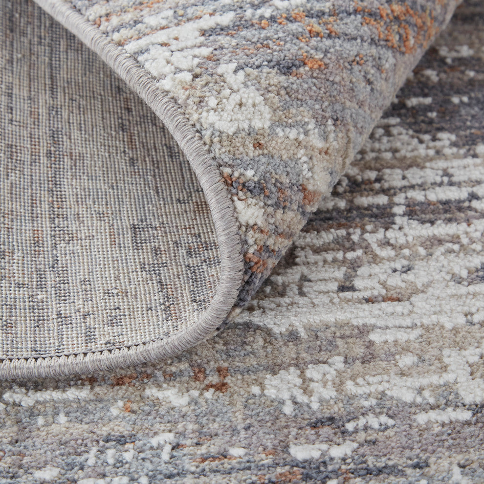Weave & Wander Inger Rug, Gray/Beige, 10' X 13' Rug