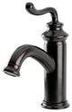 Single Handle Faucet Push-Button Pop-Up Drain Oil Rubbed Chrome FS5415RL