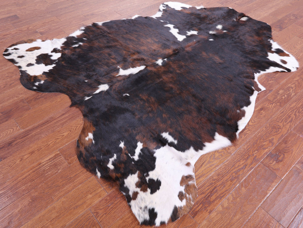 6' 11" X 6' 2" Natural Cowhide Rug C1997